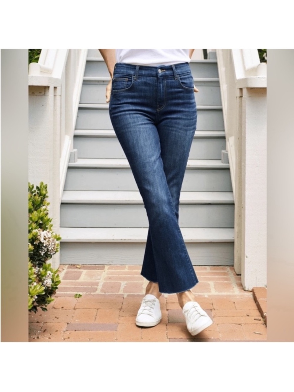 NEW Frank & Eileen Killian Crop Kick Flare Jean Sz 26